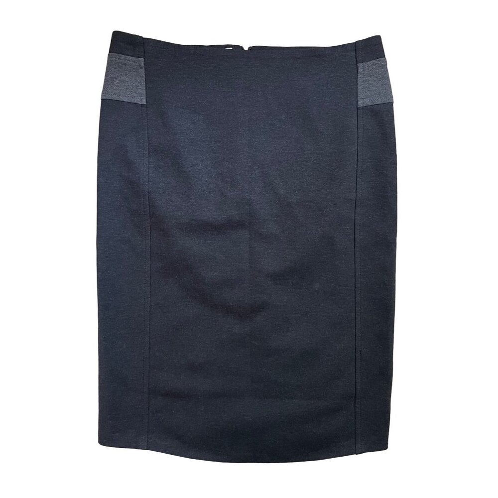 $720 Brunello Cucinelli 38 US 2 0 XS Gray Pencil Skirt Stretch Straight Luxury